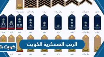 الرتب العسكرية الكويت