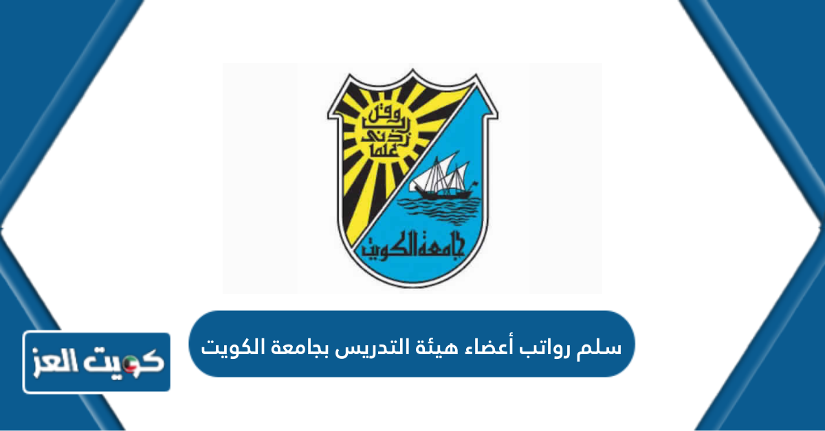 سلم رواتب أعضاء هيئة التدريس بجامعة الكويت 2024