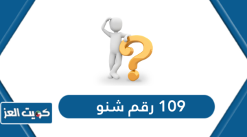 109 رقم شنو